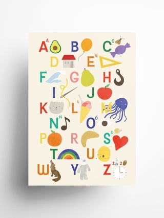 Plakat Alfabet A3