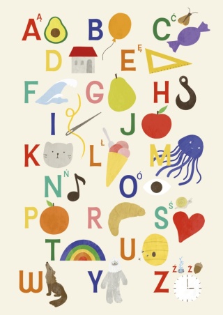 Plakat Alfabet A3